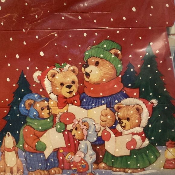Christmas Holiday Themed Bear Bakery Boxes Sealed 2-Pack VTG 1991 Cookie Baking - Picture 6 of 7